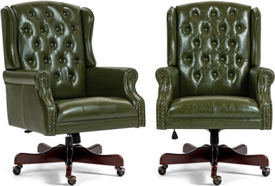 Canora Grey Sharann Faux Leather Executive Chair