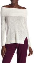 Thumbnail for your product : Michael Stars Off-the-Shoulder Long Sleeve Shirt