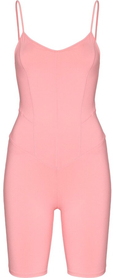 spaghetti strap romper jumpsuit