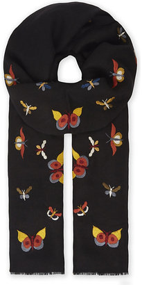 Janavi Butterfly cashmere scarf