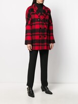 Thumbnail for your product : Redemption Double-Breasted Check Coat