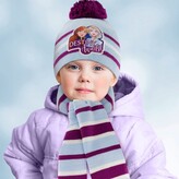 Thumbnail for your product : Disney Frozen Elsa & Anna Winter Scarf and Mittens, Toddlers Ages 2-4 (Blue)