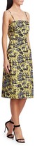 Thumbnail for your product : STAUD Basset Paradise Print Midi Dress