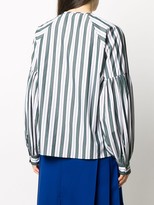 Thumbnail for your product : Odeeh Striped Oversized Blouse