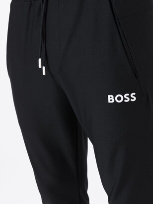 HUGO BOSS Logo-Print Drawstring Track Pants