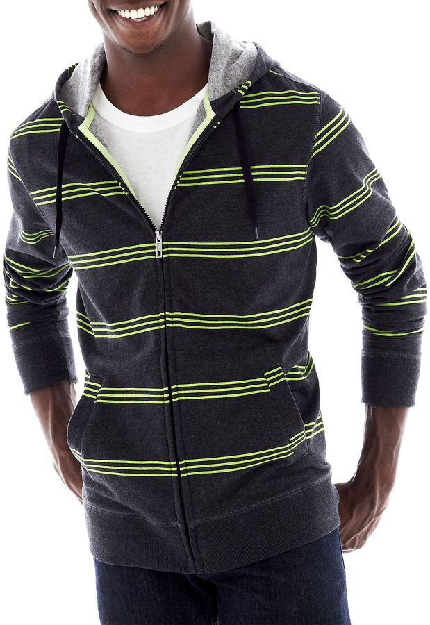 JCPenney Chalc Fleece LongSleeve Hoodie ShopStyle