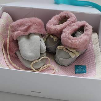 Sheepers Baby Sheepskin And Pink Blanket Gift Set