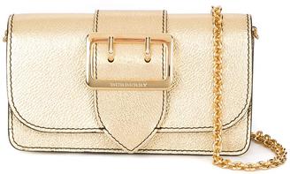 Burberry buckle detail crossbody bag - women - Calf Leather/Polyester/Cashmere - One Size