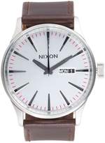 Thumbnail for your product : Nixon SENTRY Watch silvercoloured/brown