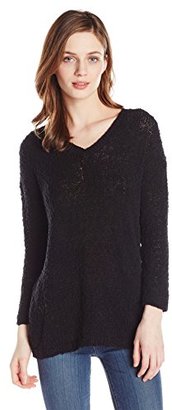 Lucky Brand Women's Solid Tunic Sweater