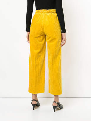 ASTRAET ribbed cropped trousers