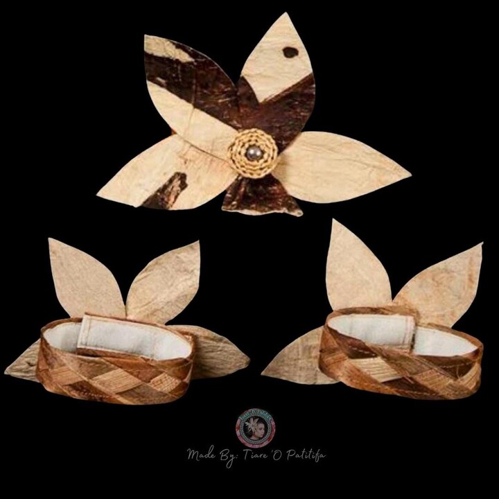 Etsy Tapa Cloth. Arm/Wrist/Ankle Band Set. Rarotongan, Tahitian, Perfect For All Ages