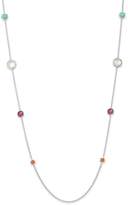 Thumbnail for your product : Ippolita Sterling Silver Rock Candy Turquoise Doublet, Mother-Of-Pearl Doublet & African Ruby Lollipop Station Necklace, 37"