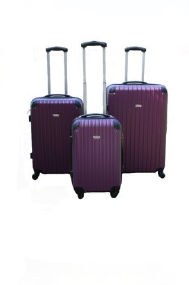 ICE CANADA 3-Piece made from ABS - Large, Medium and Carry On Suitcase with Wheels, Lock, and Telescopic Handle