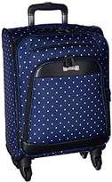 Thumbnail for your product : Kenneth Cole Reaction Dot Matrix Collection Two-Piece Set (Carry-On Tote) (Navy/White Polka Dot) Luggage