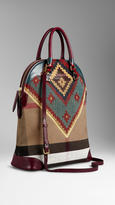 Thumbnail for your product : Burberry The Bloomsbury in Hand-Painted Canvas Check