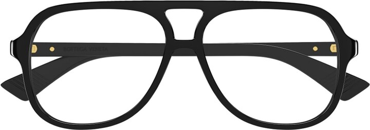 Bottega Veneta Bv1417o Linea Ribbon 001 Black Glasses