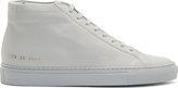 Thumbnail for your product : Woman by Common Projects SSENSE Exclusive Grey Nappa Leather Achilles Sneakers