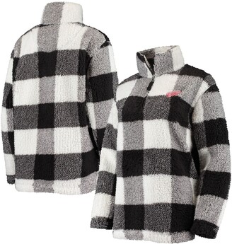 black jacket with plaid inside