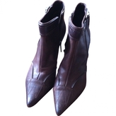 Thumbnail for your product : Christian Dior Brown Leather Boots
