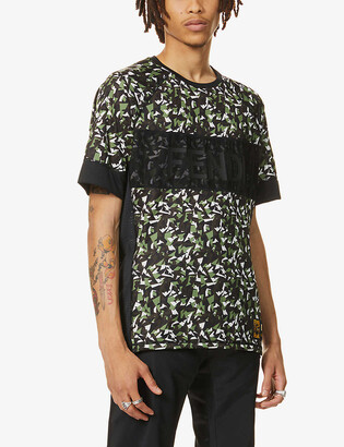 Fendi Camouflage-print jersey T-shirt - ShopStyle