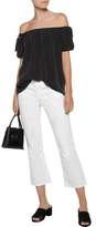 Thumbnail for your product : Joie Cropped Mid-Rise Flared Jeans