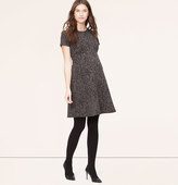 Thumbnail for your product : LOFT Maternity Floral Jacquard Short Sleeve Dress