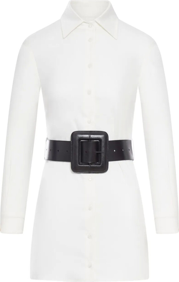 Balenciaga Belted Shirt Dress