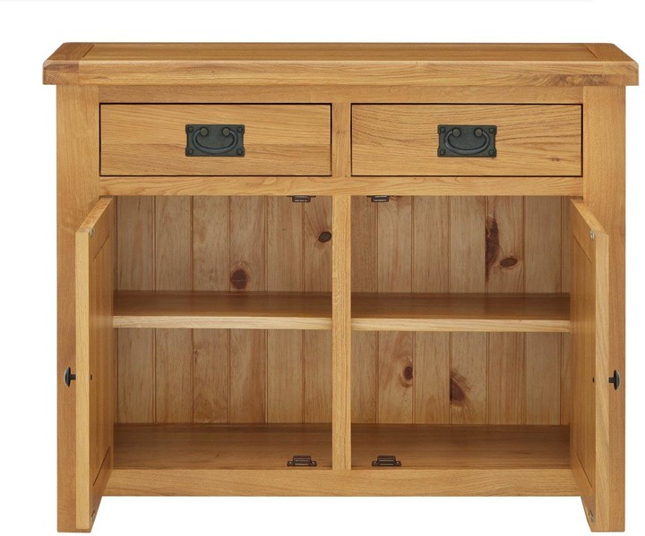 Luxe Collection Oakland Ready Assembled 100 Solid Wood Compact Sideboard ShopStyle