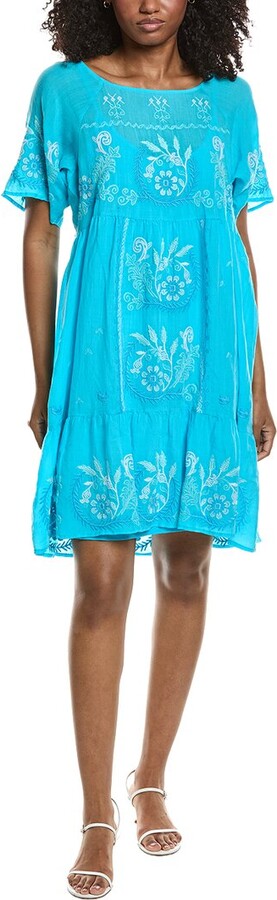 Johnny Was Raglan Tiered Dress