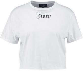 Juicy Couture GRAPHIC BOXY Print Tshirt white