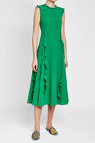 Thumbnail for your product : RED Valentino Long Silk Ruffle Dress