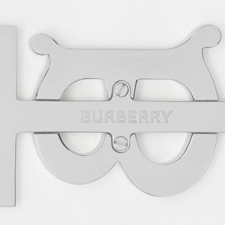 Burberry Monogram Motif Palladium-plated Key Charm