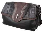 Thumbnail for your product : Khirma Eliazov Python & Lizard-Accented Messenger Bag