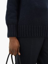 Thumbnail for your product : Johnstons of Elgin Johnston's Of Elgin - Sophie Roll-neck Cashmere Sweater - Navy