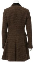 Thumbnail for your product : Ralph Lauren Black Label Wool Houndstooth Coat w/ Tags