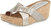 Thumbnail for your product : Donald J Pliner Gallo Crisscross Wedge Thong Sandal
