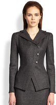Thumbnail for your product : Armani Collezioni Herringbone Jersey Jacket