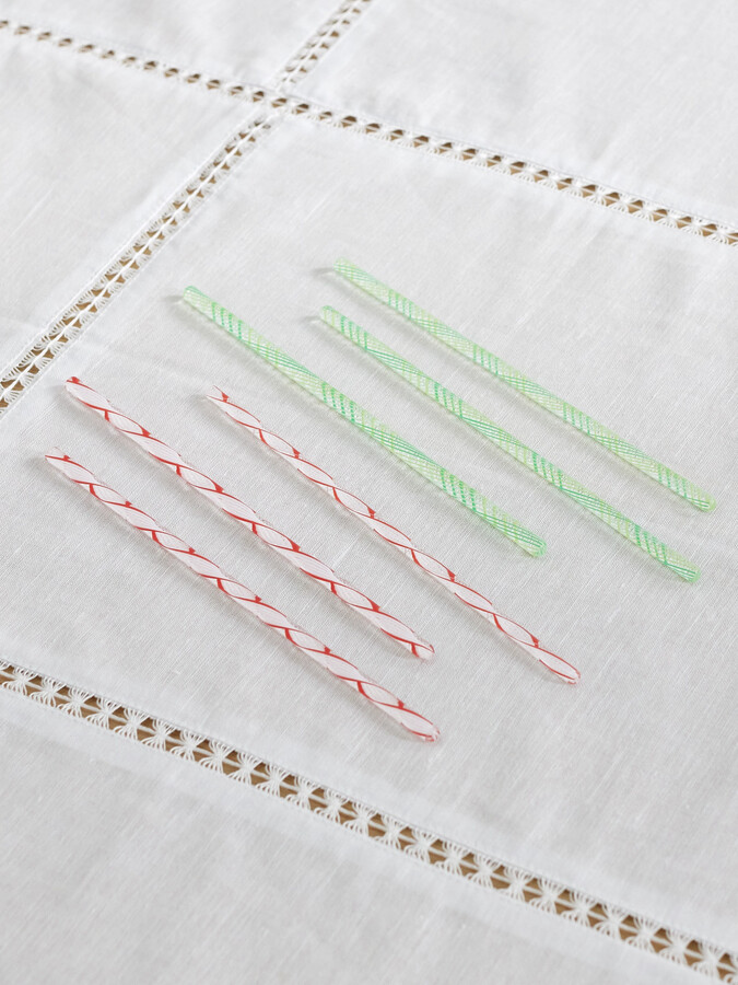 Gohar World - Swizzle Murano Glass Cocktail Sticks - Multi
