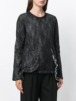 Thumbnail for your product : Comme des Garcons lace sweatshirt