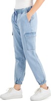 Thumbnail for your product : Tinseltown Juniors' High Rise Sporty Utility Jogger Pants