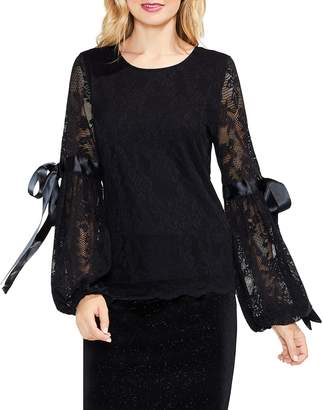 Vince Camuto Lace Tie Sleeve Top