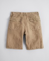 Thumbnail for your product : John Varvatos Usa Triple Needle Linen Shorts