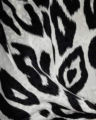 Ronny Kobo Jade Leopard Print Midi Dress