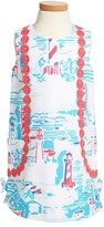 Thumbnail for your product : Lilly Pulitzer 'Little Lilly Classic' Sleeveless Jumbo Stitch Piqué Shift Dress (Toddler Girls, Little Girls & Big Girls)