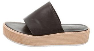 Tibi Slide Wedge Sandals