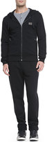 Thumbnail for your product : Dolce & Gabbana Sweatpants with Logo Plaque, Black