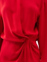 Thumbnail for your product : Valentino Garavani Cady Couture Silk Shirt Gown