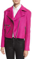 Thumbnail for your product : Public School Rodney Felted Biker Jacket, Pink