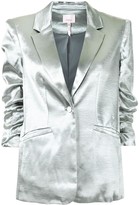 Thumbnail for your product : Cinq à Sept Metallic-Effect Fitted Blazer
